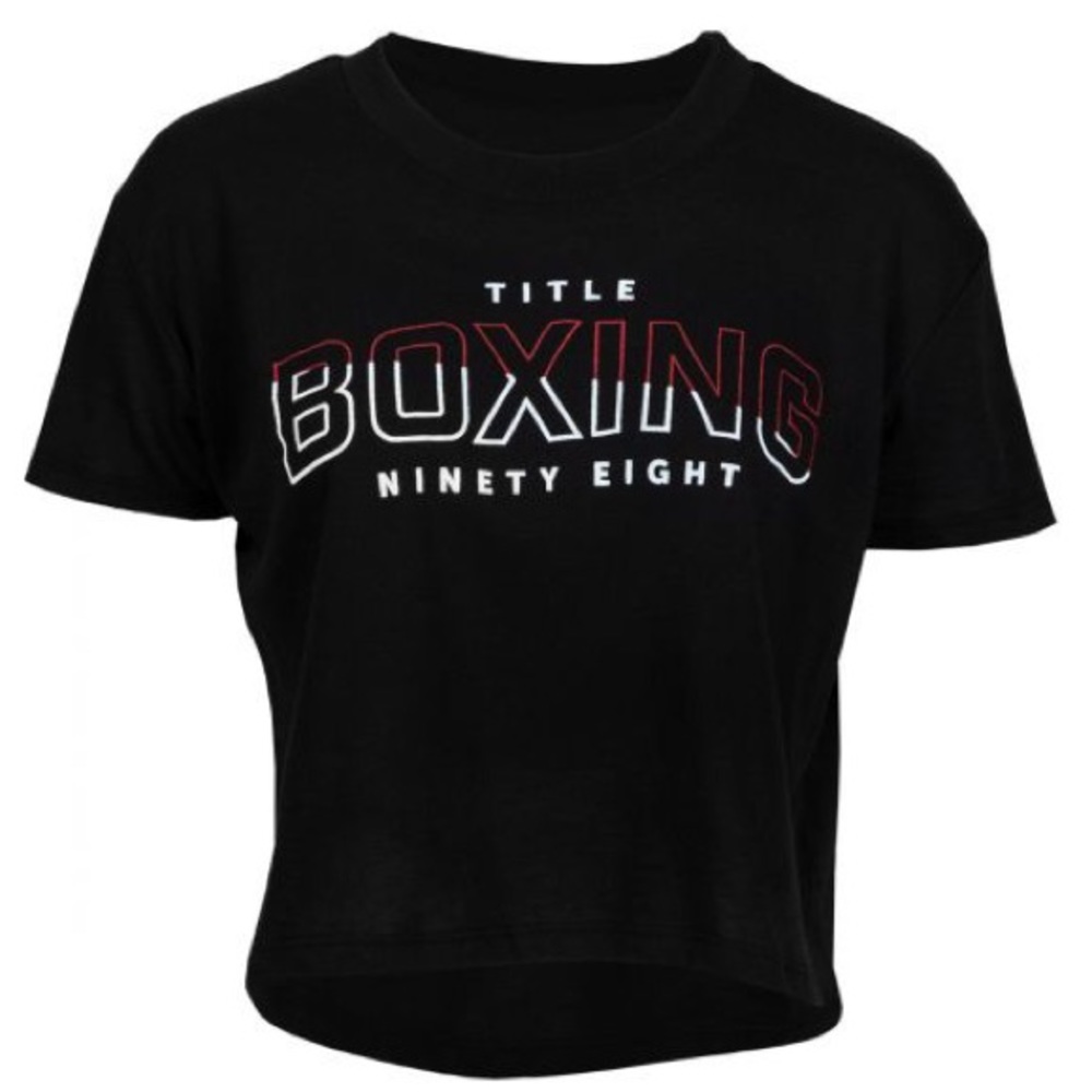title boxing crop top